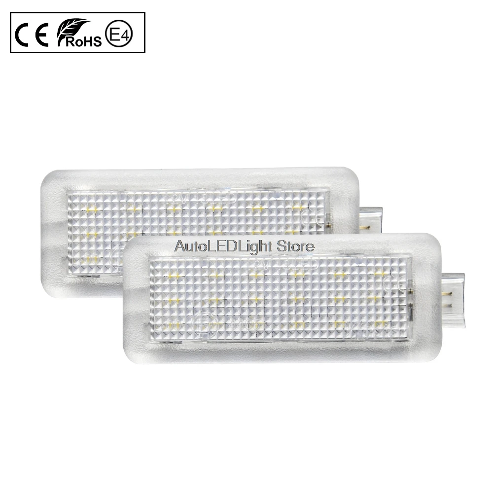 2x без ошибок Светодиодная лампа освещения подножки автомобильные аксессуары для Benz CLA-Class C117 13-16 CLS-Class W218/X218 10-16