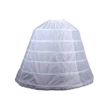 

6 Steel Petticoats with Hoop Ball Gown Wedding Dress Bridal Petticoat AXYD
