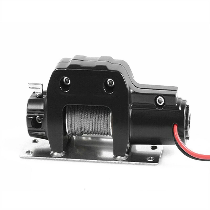 

ABKT-Aluminum RC Scale 1/10 Electric Winch Single Controller for Axial SCX10