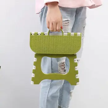 

Foldable Children's Stool T Lightweight Folding Plastic Beach Chair Thickened Portable Home Supplies Movable Kids Stool Fishing