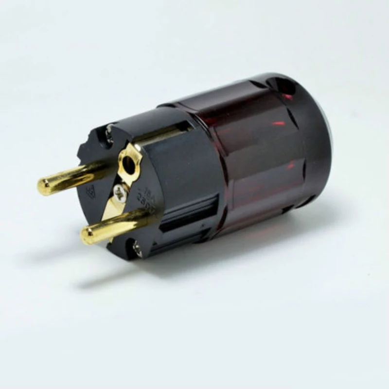 2 шт. комплект позолоченный C-079+ P-079e переходник для европейского штепселя IEC аудио разъем ЕС
