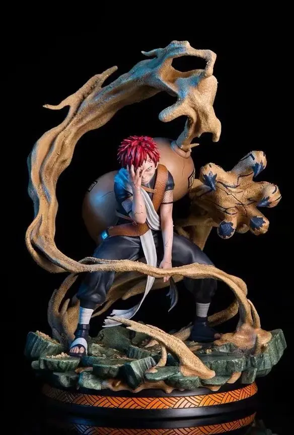 no retail box 22 см аниме Наруто повязка на голову Sabaku no Gaara Uchiha Itachi с вороной фигурка японского аниме ПВХ взрослые Фигурки игрушки Аниме - Цвет: no retail box