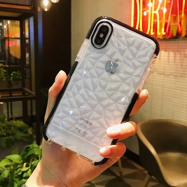 Двухслойный супер противоударный силиконовый чехол для IPhone 11 Pro MAX 7 8 6 6S Plus 5S SE X XS Max XR уплотненный мягкий чехол двух цветов - Цвет: Black