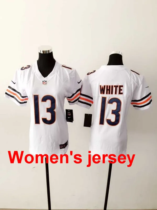 Золотой A+++ женские все сшитые Chicago s 13 Kevin White 17 Alshon Jeffery 89 Mike Ditka 34 Walter Payton 22 Matt Forte Jersey - Цвет: Золотой