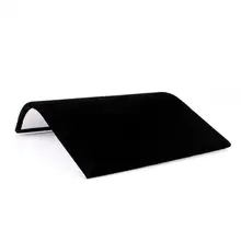 Простой Черный Бархат Замша ожерелье браслет дисплей доска ювелирных изделий Стенд аксессуары держатель стойки витрина пластины ювелирные изделия для женщин