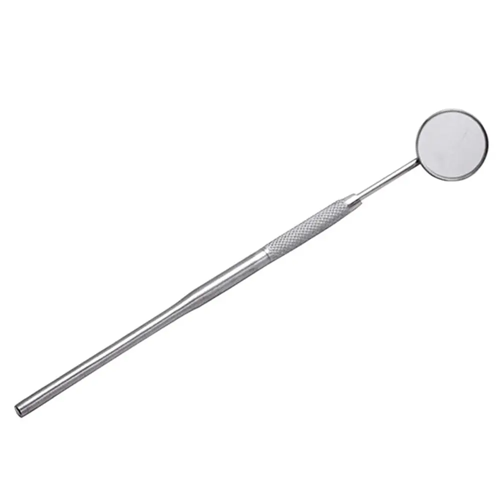 1PCs Mini Dental Mirror Oral Care Healthy Tool for Teeth Cleaning Inspection Handle Unique Art Design Makeup | Красота и здоровье