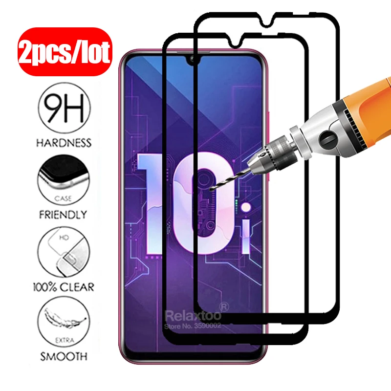

2pcs/lot On Honor 10i Tempered Glass For Huawei Honor 10 lite Glass screen protector Honor10 Light COL-L29 Protective Film cover