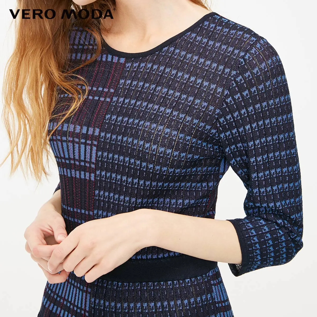 Vero Moda женское плиссированное платье в клетку | 319146523