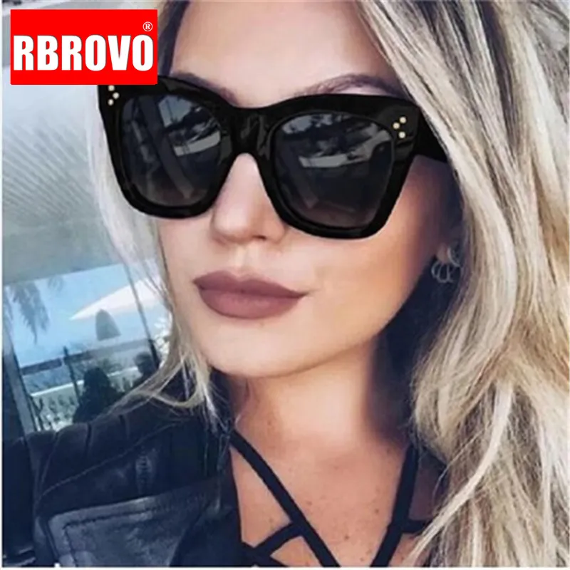 RBROVO 2021 винтажные Квадратные Солнцезащитные очки женские брендовые дизайнерские