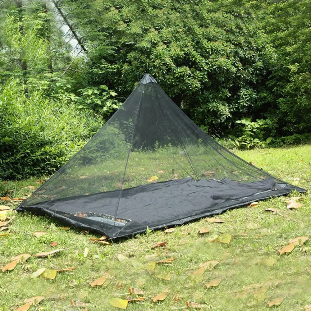 Outdoor Camping Mosquito Net for Sleeping Bag Airbed Air Bed Canopy Mattress Pad 