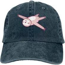 Милые Kawaii Ленивец взрослый Пряжа-окрашенная джинсовая кепка водителя грузовика бейсбольная кепка