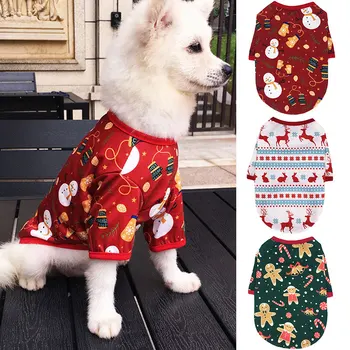 

Christmas Dog Clothes New Year Pets Dogs Clothing For Small Medium Dogs Costume Chihuahua Pet Shirt Warm Dog Clothing Yorkshire