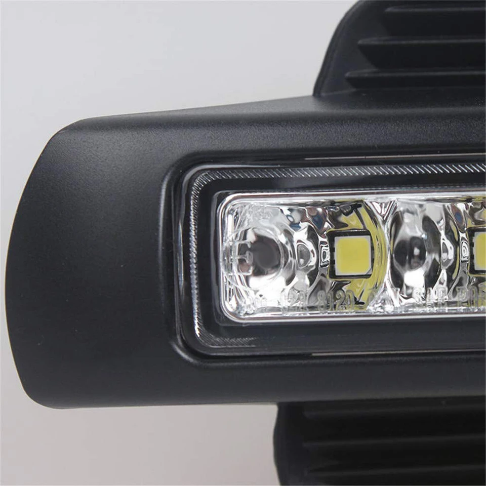 2 шт. E4-Marked светодиодный ходовой светильник DRL для Toyota Land Cruiser Prado 120 GRJ120 TRJ120 FJ120 2003~ 2009 Автомобильный светильник противотуманная фара дневного света