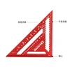 Kapro aluminum alloy triangular ruler 45 ° 90 ° woodworking ruler angle marking ruler woodworking tools 5