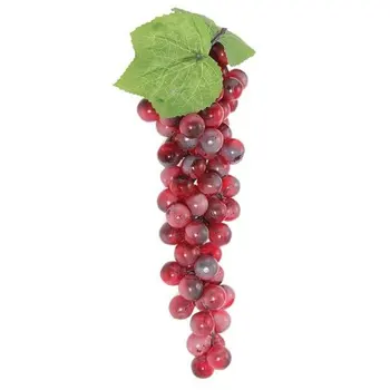 

Artificial grapes--Bunch of Grapes Red Faux 85 PE grapes Decorations for Wedding Party 27CM