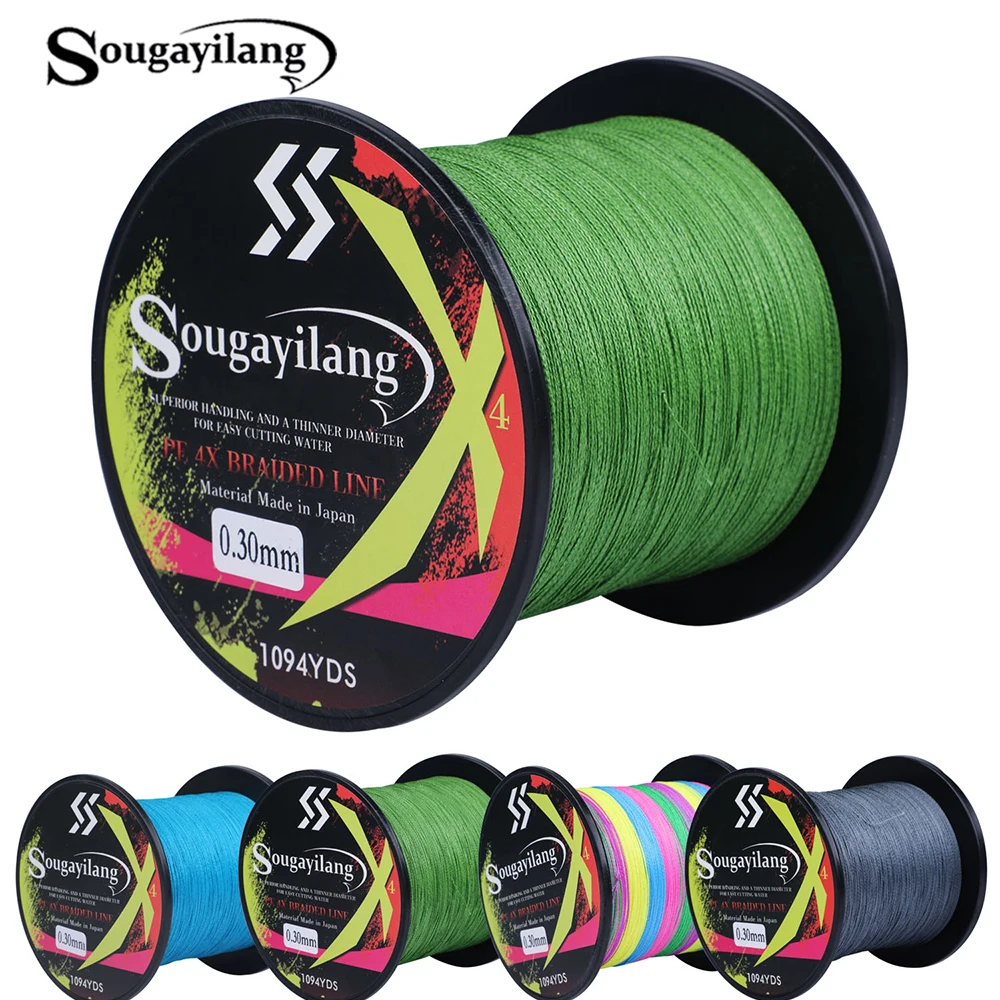 

Sougayilang 300M 500M 1000M PE Fishing Line 4 Strands Braided Fishing LineMultifilament Fishing Wire Carp Fishing Line