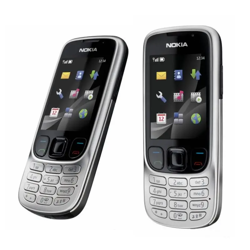  Nokia 6303 Classic 6303C FM GSM Mobile Phone Support Russian Keyboard Original Unlocked Cell Phone 