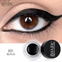 IMAGIC подводка для глаз водостойкая гелевая подводка для век макияж Косметическая гелевая подводка для глаз с кистью 24 часа Стойкая подводка для глаз комплект