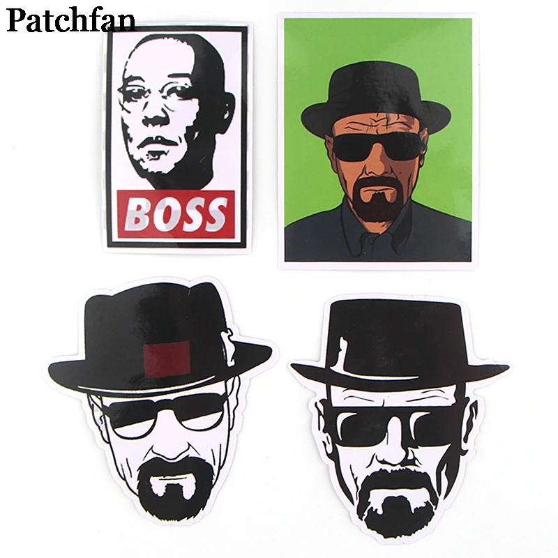 Patchfan 34 шт. ломающиеся забавные наклейки с героями мультфильмов пакеты с буквами креативный мультяшный стиль DIY настенный телефон Скрапбукинг альбом A2303