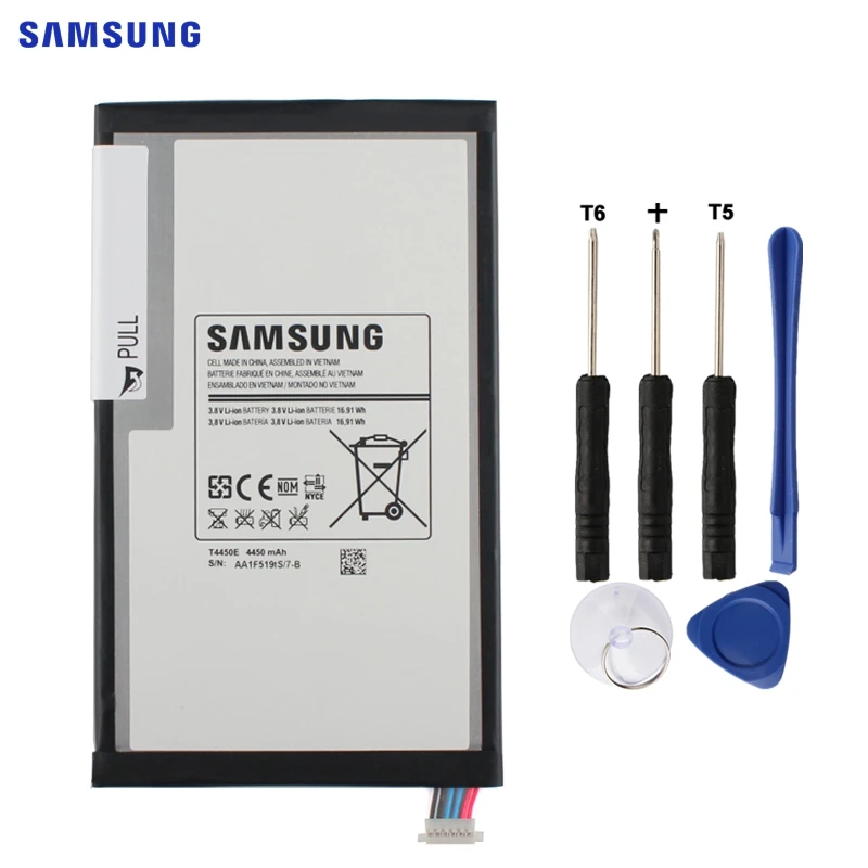 Samsung сменный аккумулятор T4450E T4450C для samsung GALAXY Tab 3 8,0 T310 T311 T315 Аккумулятор для планшета 4450 мАч