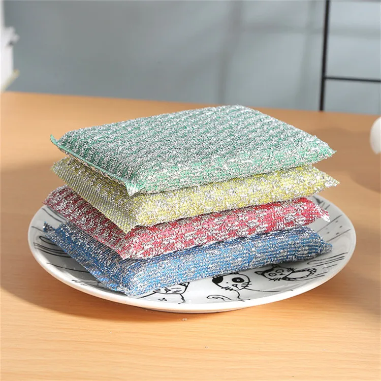 Домашняя кухня сильная антипригарная масляная Чистящая посуда полотенце кухонное полотенце тряпичная губка щетка горшок инструмент для