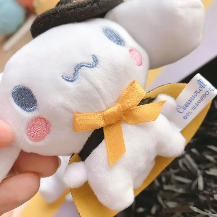 1 шт. милый мультфильм аниме Cinnamoroll Собака брелок сумка кулон Мягкие плюшевые игрушки для детей подарок