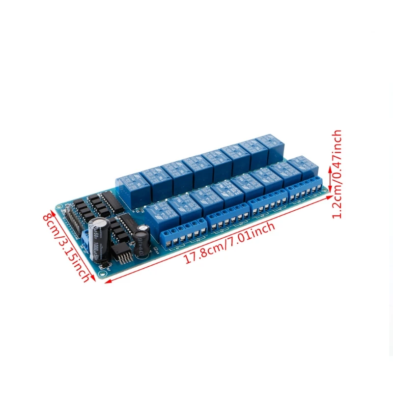 16 канальный 5 в Релейный Щит модуль для Arduino UNO 2560 1280 ARM PIC AVR STM32
