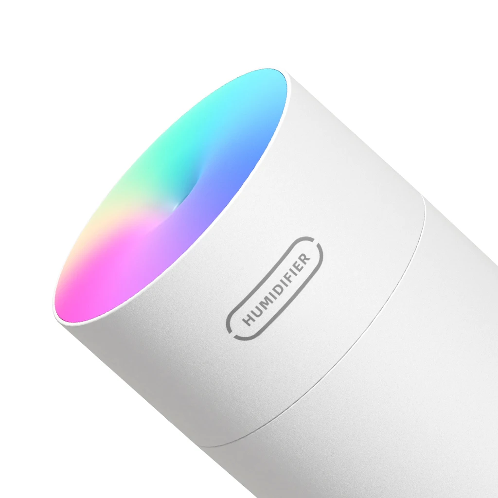 Mini Aroma Diffuser Air Humidifier Cup Cool Mist 7-Colors Light Mini Humidifier for Office Home