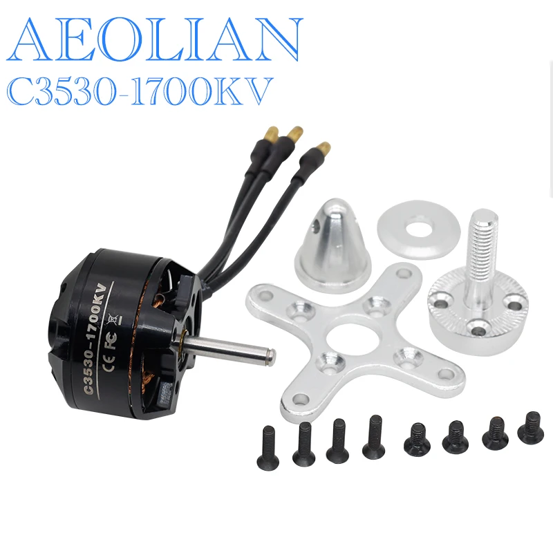 Aeolian 3530kv 1700 outrunner бесщеточный электродвигатель для RC самолета fix-wing | Игрушки и