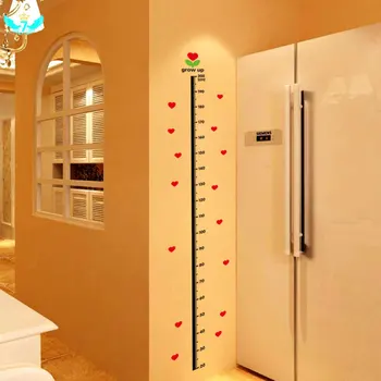 

Height Measure Wall Sticker For Kids Room Cartoon Height Meter Wall Decal DIY Children'S Growth Chart Record Home Decoration HTM