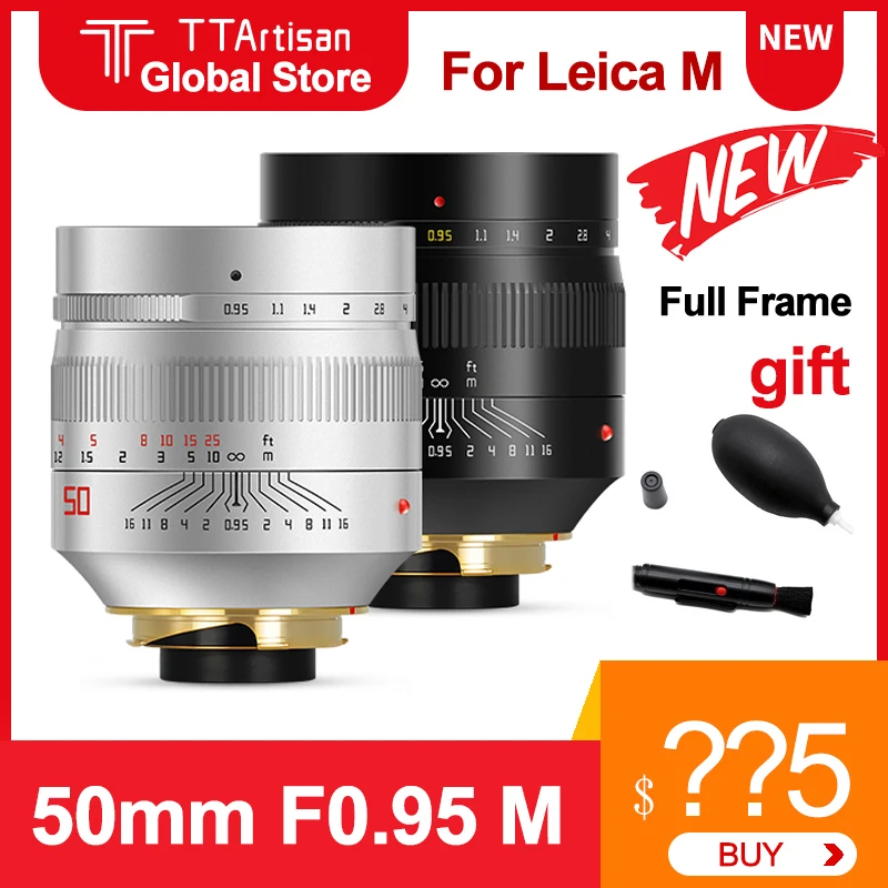 TTartisan 50mm F0.95 Full Frame Manual focus Lens for Leica M Mount
