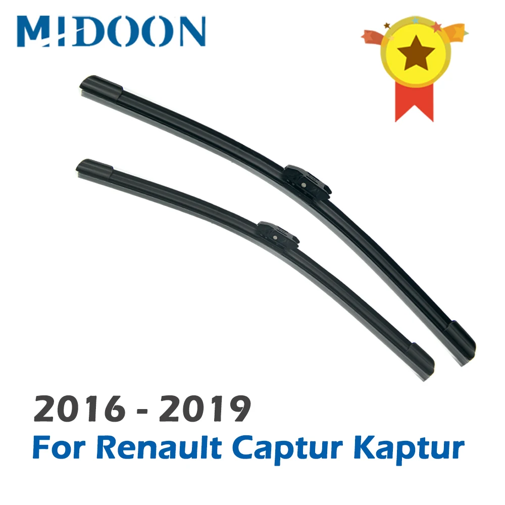 Midoon Wiper Lhd & Rhd Front Wiper Blades For Renault Captur Kaptur 20162019 2018 Windshield