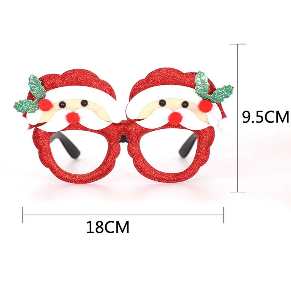 Noel Glasses 5 Taoup Санта Рождественские очки рождественские украшения Рождественское украшение для дома Noel Natal Снеговик Рождество Лось подарки на год - Цвет: Noel Glasses 5
