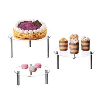 

3 Layers Round Rack Acrylic Clear Nail Polish Cosmetic Varnish Display Stand Holder Manicure Tool Organizer Storage Dropshipping