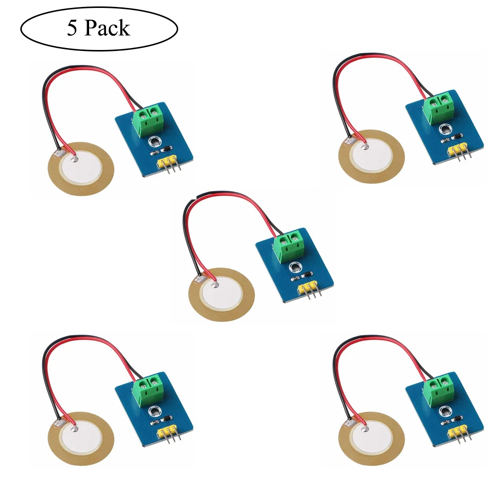 DIY KIT 3 В/5 В керамический пьезо модуль датчика вибрации аналоговый контроллер