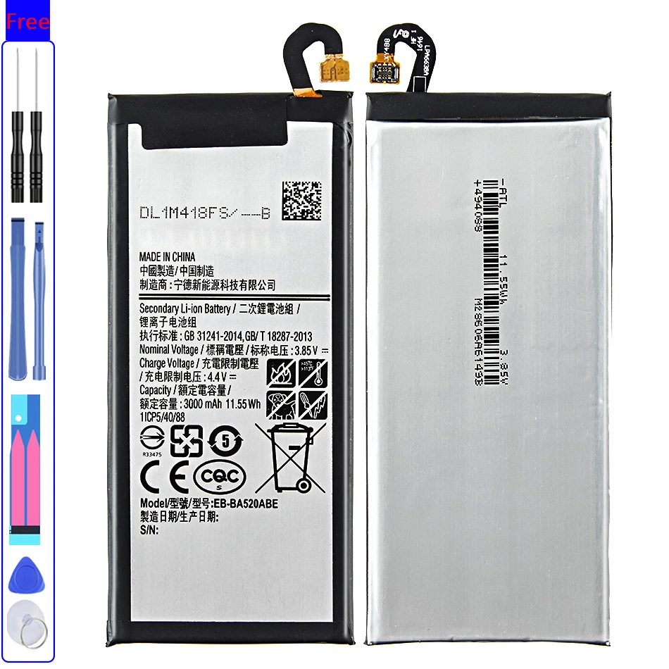 Phone Battery For Samsung Galaxy A3 A5 A6 A7 A8 A9 Plus Star 2015 2016 2017 2018 A9s A10s A20s A10e A20e A40 A50 Eb Ba510abe Mobile Phone Batteries Aliexpress