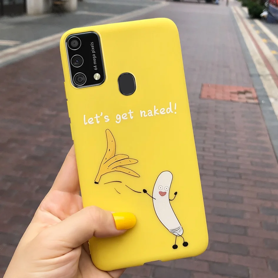 For Coque Samsung Galaxy M21s Phone Case Sm F415f Cute Couple Love Heart Painted Soft Matte Cover On Samsung M21s M21 S Bag 6 4 Phone Case Covers Aliexpress