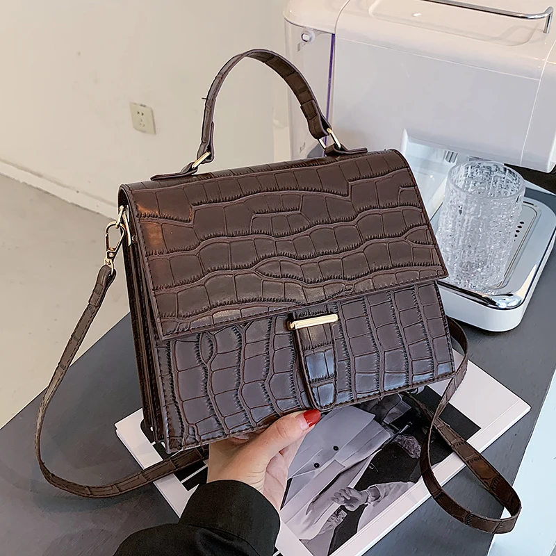 

Stein Muster PU Leder UmhÃ¤ngetaschen fÃ¼r Frauen 2020 frauen Trend Branded Schulter Handtaschen und GeldbÃ¶rsen Lux Hand Tasche to