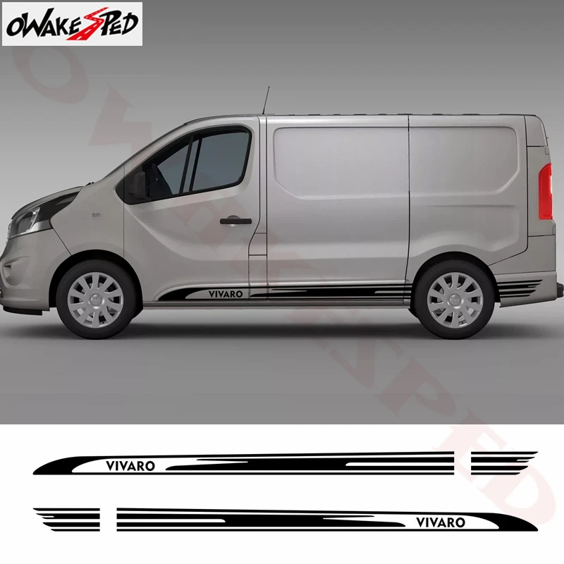 Auto Styling Tur Dekor Aufkleber Fur Opel Vivaro 15 Sport Stripes Side Rock Aufkleber Auto Korper Diy Vinyl Decals Autoaufkleber Aliexpress