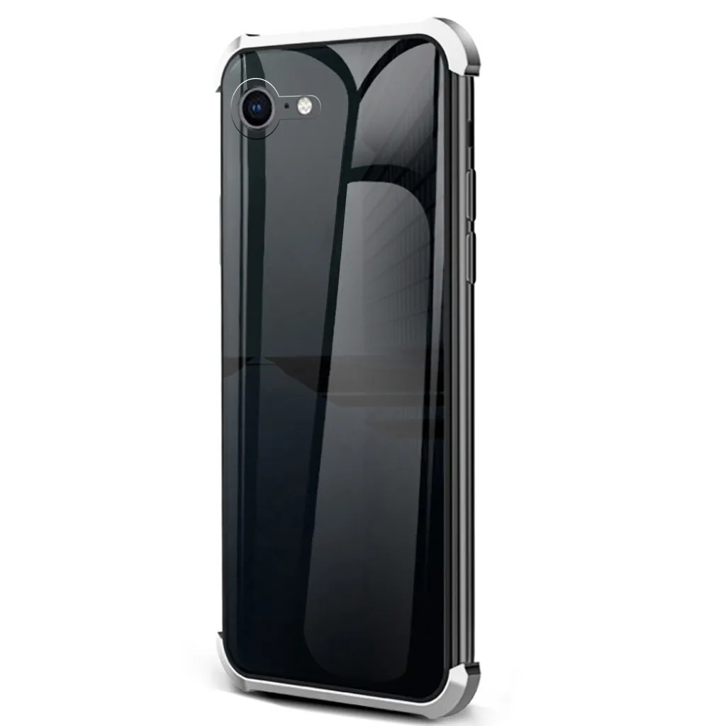 Для iPhone 7/8 4.7in чехол защищающий от подсматривания Магнитная Адсорбция металлический бампер Стекло чехол для iPhone 7/8 4.7in FW3