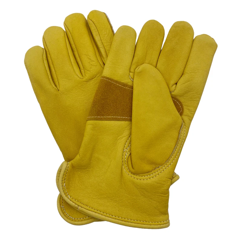 Safety Work Gloves Cowhide Leather - Image 4