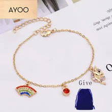 Высокое качество SWA Единорог очаровательные ювелирные изделия с кристаллами девушка юбилей любовь подарок 1:1 браслет