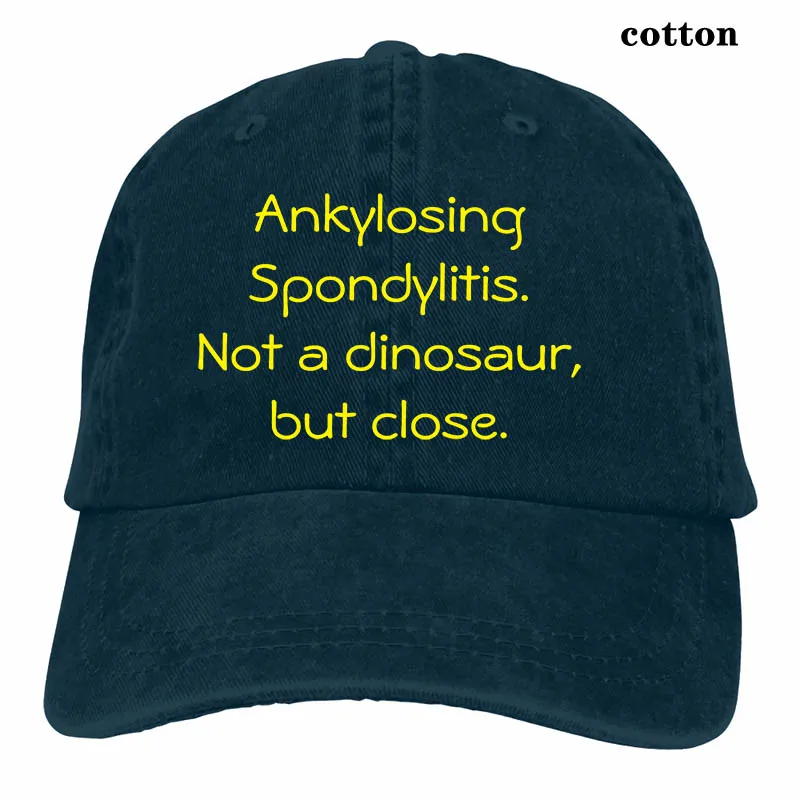 Бейсбольная кепка ankylossing spondylitis not a dinosaur для мужчин и женщин, кепки для водителя грузовика, модная Регулируемая Кепка - Цвет: 3-Navy