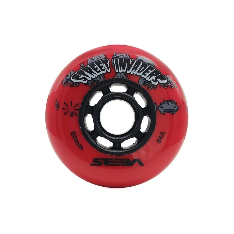 Roller Skating Wheels 4 pcs/lot Street Invaders Slalom FSK Inline Skate Wheels For SEBA HV