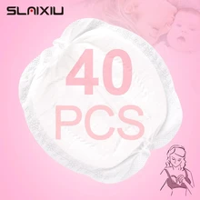 SLAIXIU 40 шт. подушечки для грудного вскармливания одноразовые подкладки для бюстгальтера аксессуары для кормления грудью ультратонкие сухие мягкие SLAIXIU 40 шт. подушечки для грудного вскармливания одноразовые подкладки для бюстгальтера аксессуары для кормления грудью ультратонкие сухие мягкие