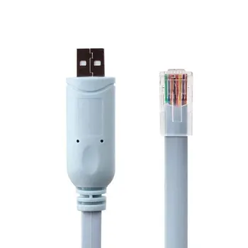 

1.8M USB Extension RJ45 Console Cable USB FT232R Level Shifter for WIN 7 32 bit for CISCO H3C router switches firewalls