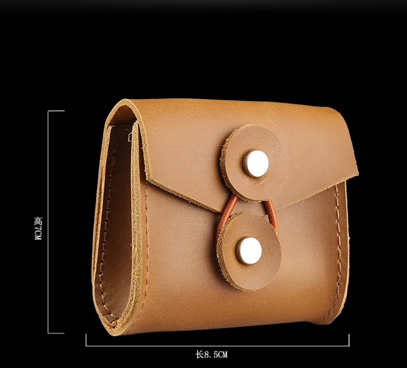 For Airpods Headphone Case Cover Luxury Genuine leather Case For Apple AirPods 2 Bag Air pods Earpods Accessories Earphone Bags