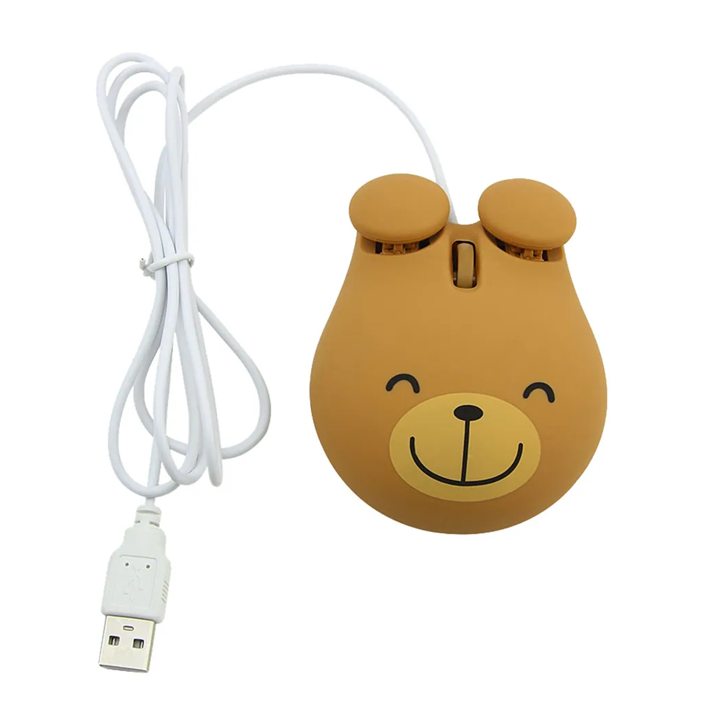 M90 перезаряжаемая Беспроводная BT 5,0 USB Двухрежимная игровая мышь милые Мультяшные животные Мыши для ПК ноутбука проводная мышь s Raton Inalambric