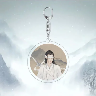 1-Xiao Xingchen Untamed брелок Грандмастер демонического культивирования lan wangji Wei Wuxian акриловый брелок mo dao zu shi брелок llaveros - Цвет: 1-Xiao Xingchen