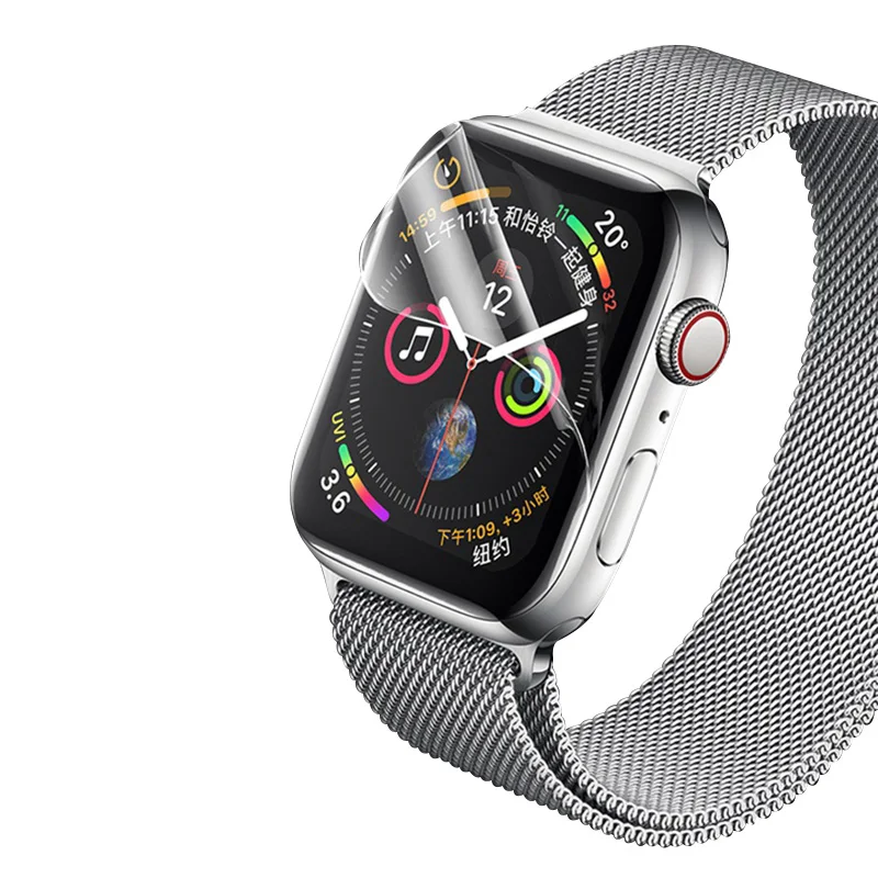 ALPQ мягкая Гидрогелевая полноэкранная Защитная пленка для Apple Watch 38 мм 42 мм 40 мм 44 мм Защитная пленка для iwatch Series 5 4 3 2 1